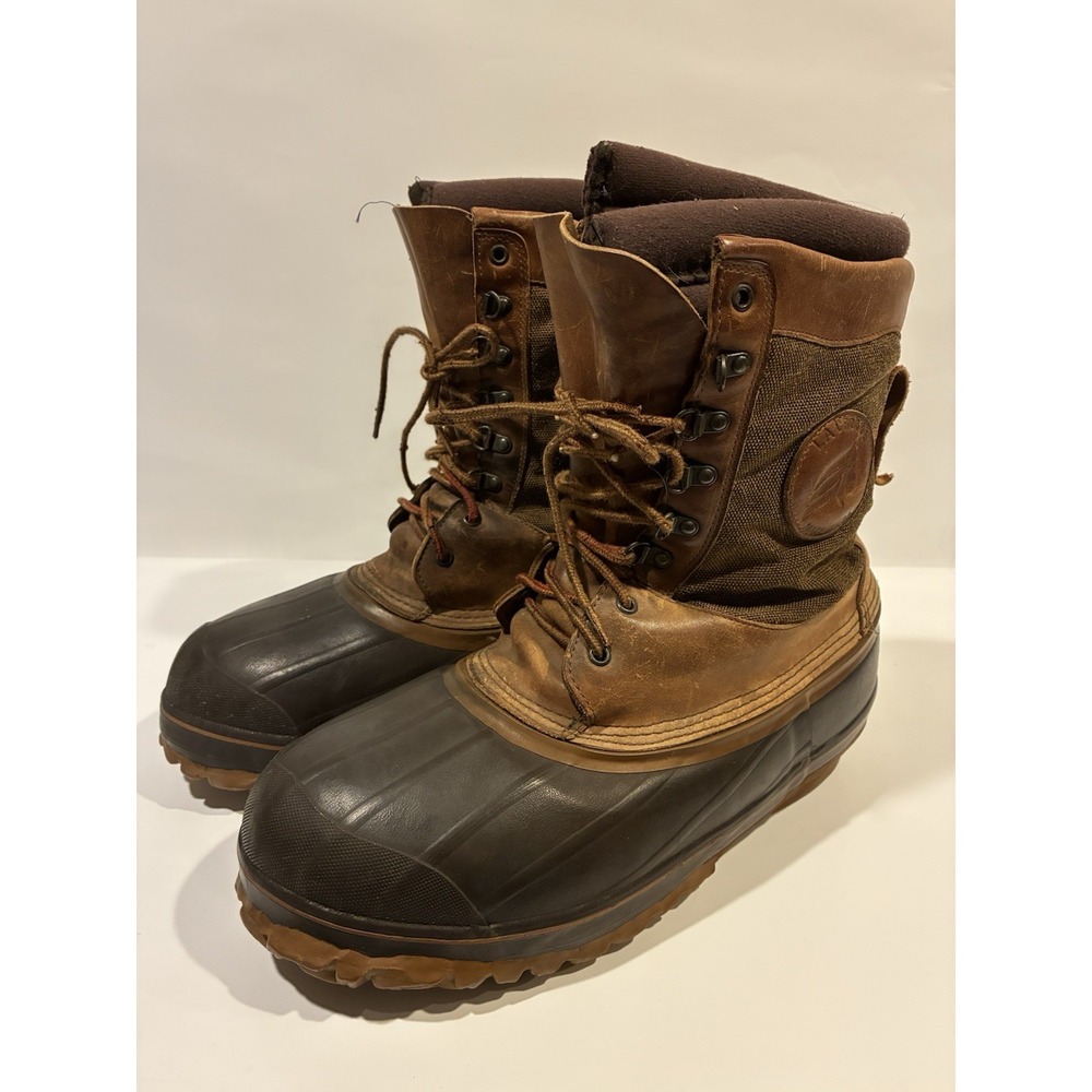 LaCrosse Ice King Men's Size 12 Insulated Hunting Winter Boots Made USA Leather